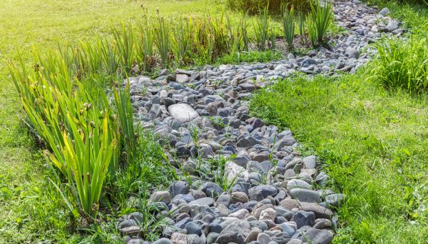 River Rock Garden Installation in Billings