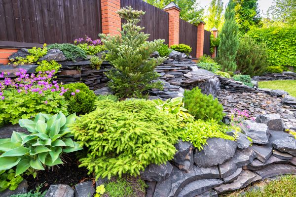 Stone Garden Installation in Billings