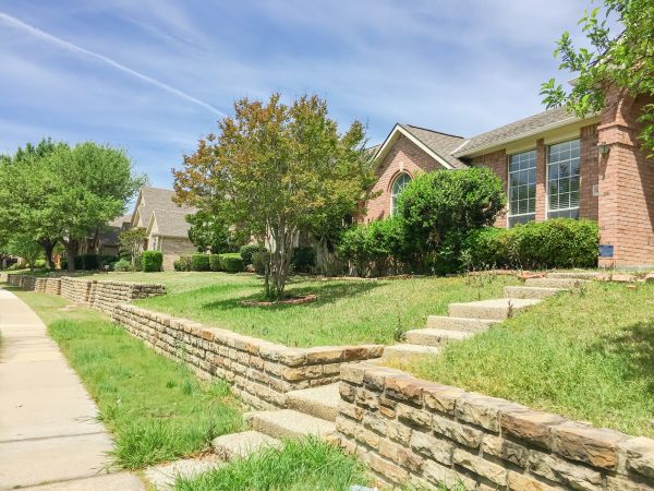 Sloped Yard Landscaping in Billings