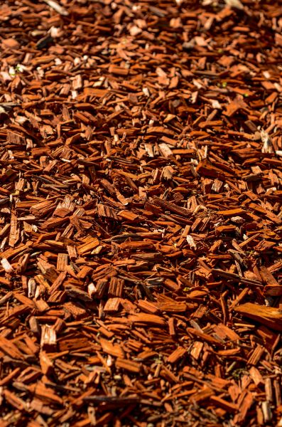 Cedar Mulch Spreading in Billings